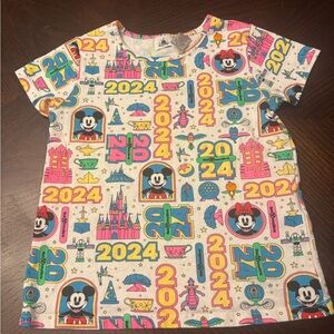 Disney Store Kids 2024 Graphic T-Shirt - Size 10/12